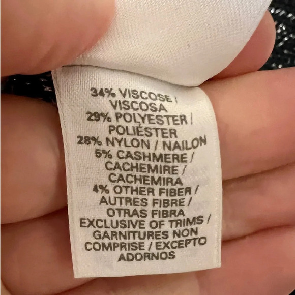 Victoria’s Secret Metallic Cashmere Blend Cardigan - Small - Picture 7 of 9